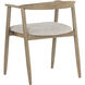 Jeremy Weathered Oak / Dove Cream Dining Armchair